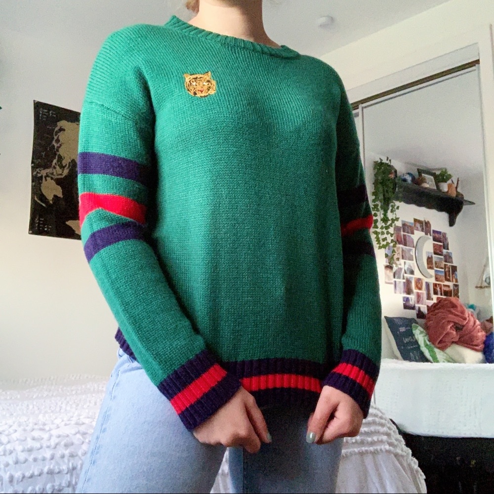 embroidered sweater